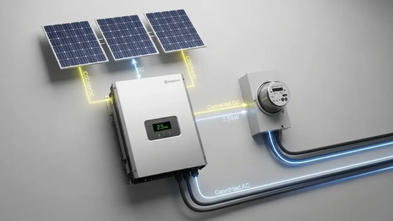 Şebeke Bağlantılı İnverter Nasıl Çalışır? | Trigon Solar