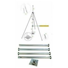 Set Air Speed 500W 12V Rüzgar Türbini + Hibrit Şarj Kontrol Cihazı + Direk Seti