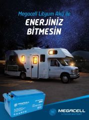 MEGACELL LiFePO4 12.8V 150 Ah Lityum Demir Fosfat Akü