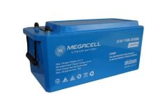 MEGACELL LiFePO4 12.8V 100Ah Karavan/Marin ABS Lityum Demir Fosfat Akü