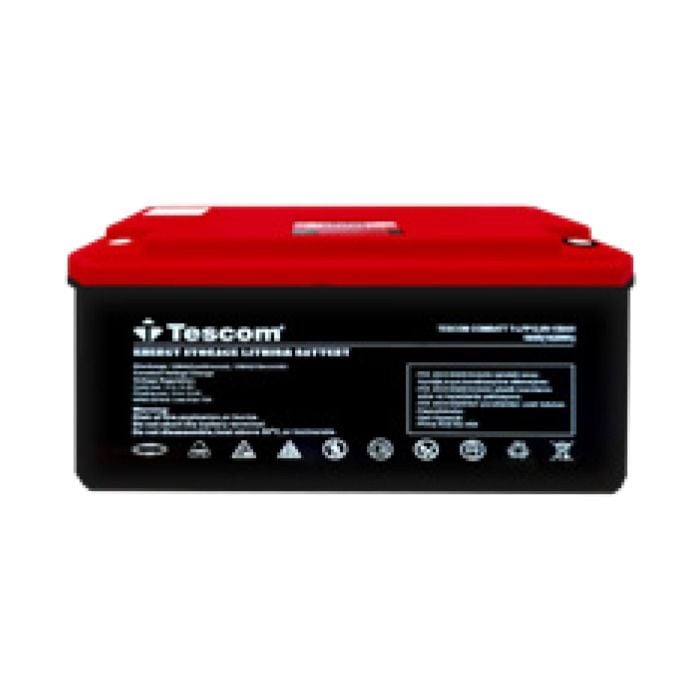 Tescom Lityum Akü 12.8V 200Ah 2.56Kwh LiFePo4 Batarya Akü