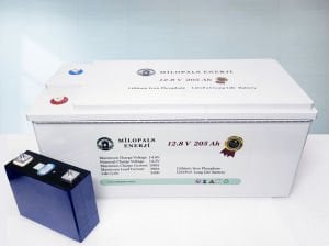 MİLOPALS Lifepo4 12.8V 205Ah  AKÜ