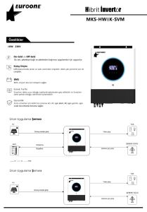 EUROONE 8 KW AKILLI HİBRİT İNVERTER MKS-HW8K-SVM