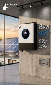 EUROONE 8 KW AKILLI HİBRİT İNVERTER MKS-HW8K-SVM