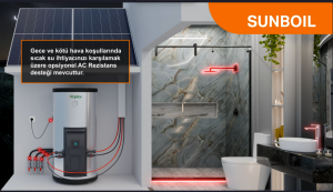 Güneş paneli ile çalışan su ısıtıcı SUNBOİL SUNBUFFER 200 Litre(Fiyata panel dahil değildir)